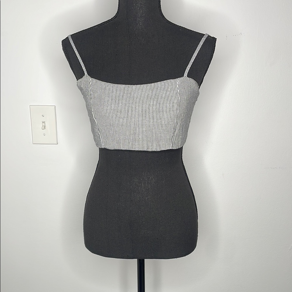 BRANDY MELVILLE Striped Black and White Women's Top - Picture 1 of 10